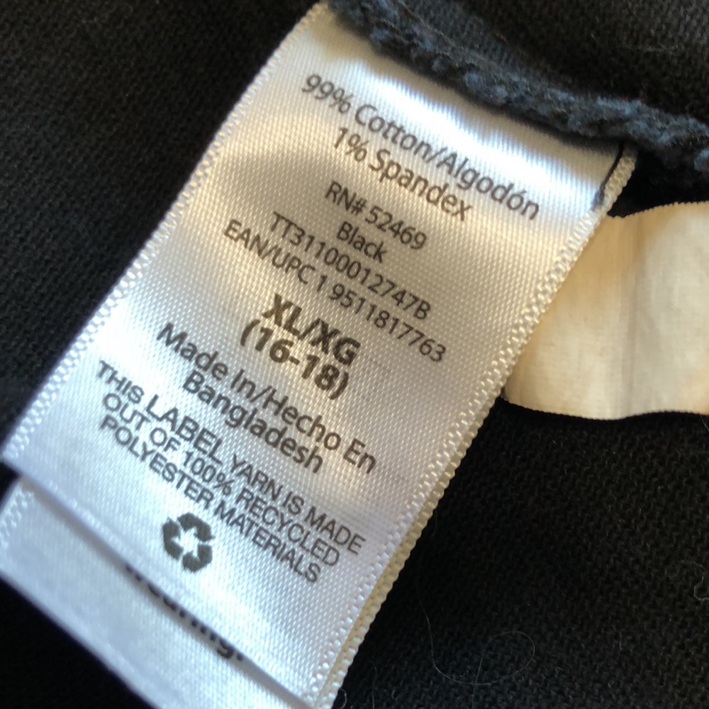 Time and Tru Black Jean Jacket - Picture 7 of 8